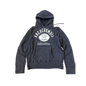 Abercrombie Fitch Distressed  Gray Warriors Tri State 1892 Champions Hoodie